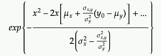 gaussian exponential intermediate